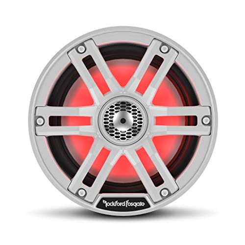 Rockford Fosgate M2-65 Color Optix 6.5” 2-Way Coaxial Multicolor LED Lighted Marine Speakers - White/Stainless (Pair) Rockford Fosgate M2-65 Color Optix 6.5” 2-Way Coaxial Multicolor LED Lighted Marine Speakers - White/Stainless (Pair)